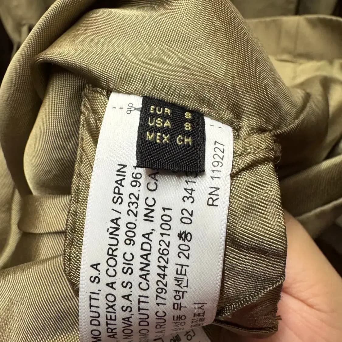 마시모두띠 트렌치자켓 코트 상품이미지3