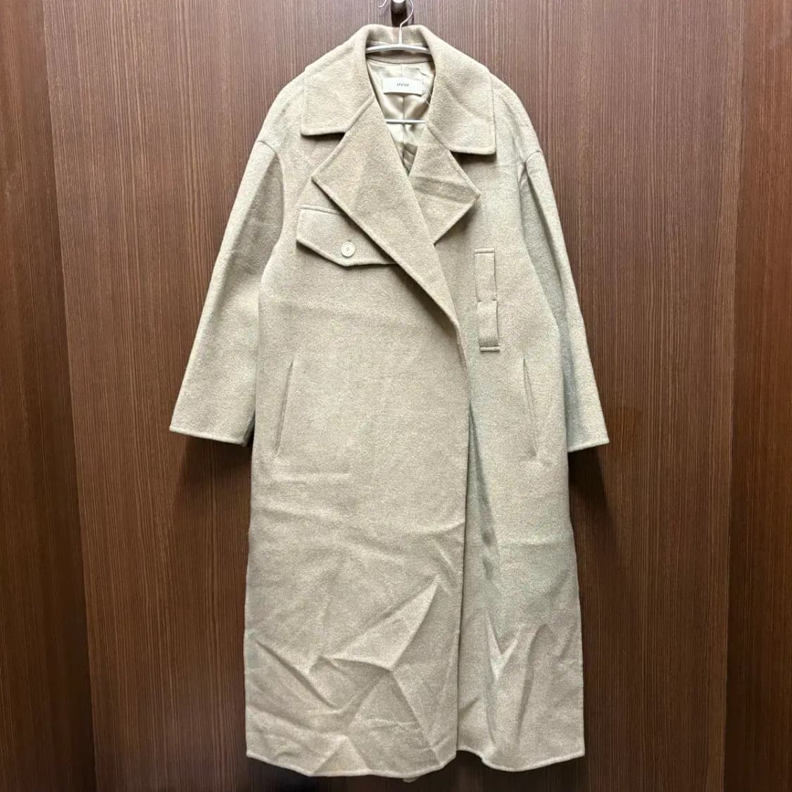 시스템 캐시미어 롱 코트 상품이미지1