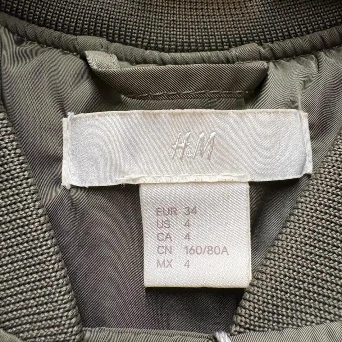 H&M 블루종 봄버점퍼 상품이미지2