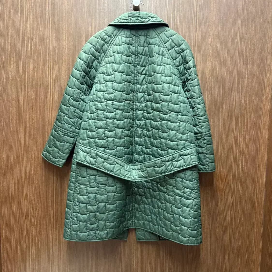 질샌더 네이비 누빔 점퍼 아우터 상품이미지3