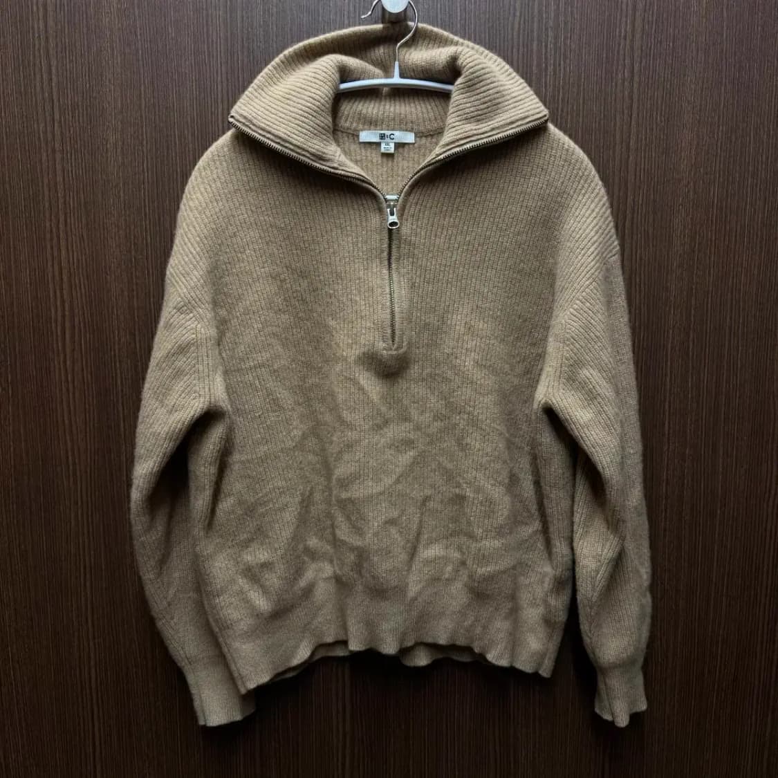 유니클로 :c 반집업 니트 상품이미지1