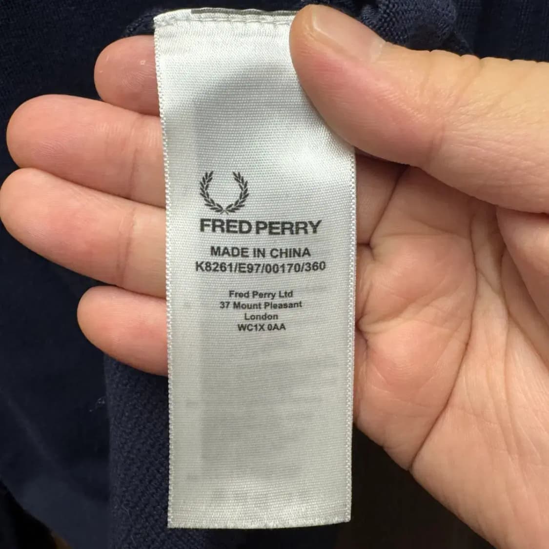 프레드페리 니트 상품이미지3