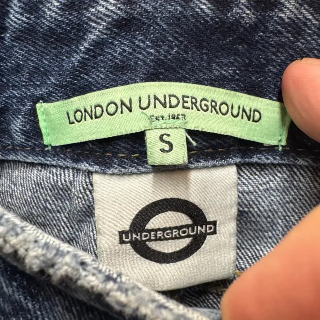 런던 언더그라운드 청바지 데님 상품이미지2