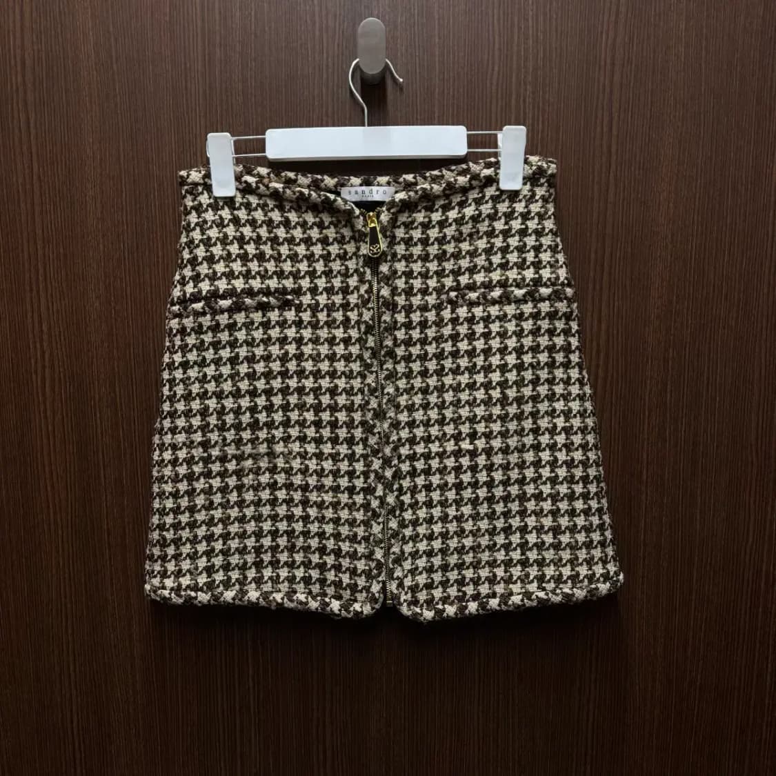 산드로 하운드투스 체크스커트 치마 상품이미지1