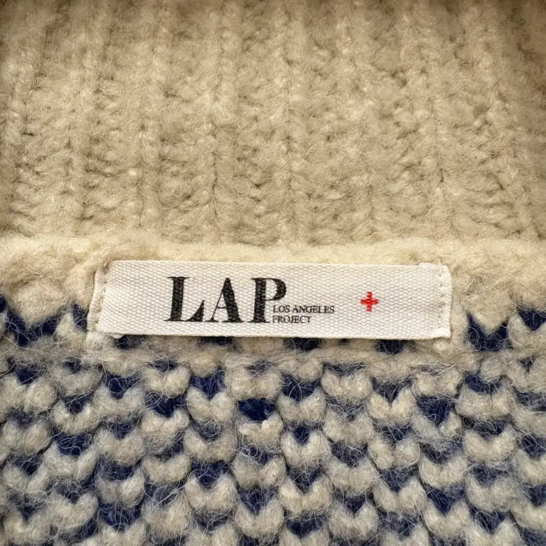LAP 로스앤젤레스 프로젝트 니트 집업 상품이미지2