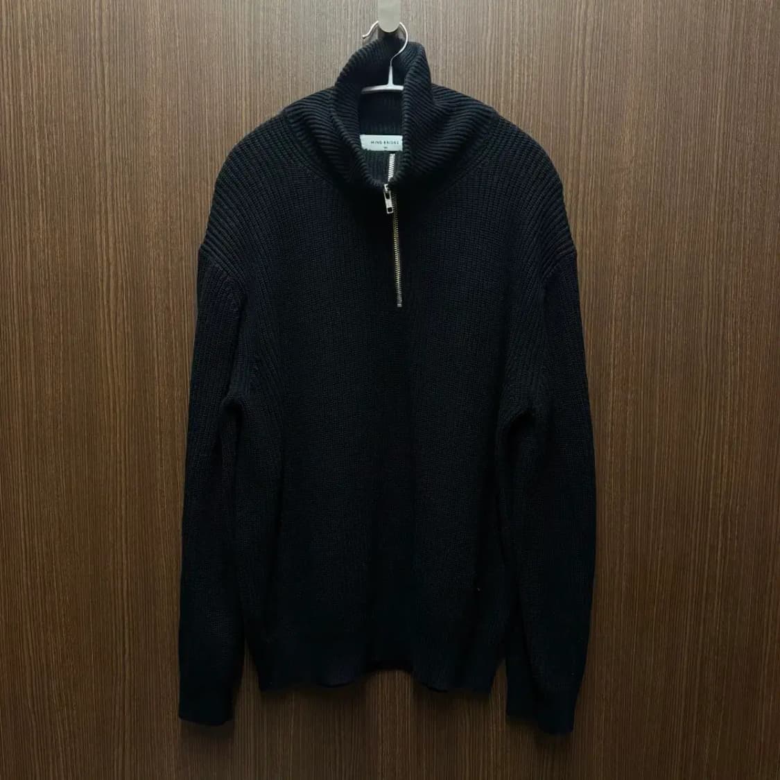 마인드브릿지 반집업 니트 상품이미지1