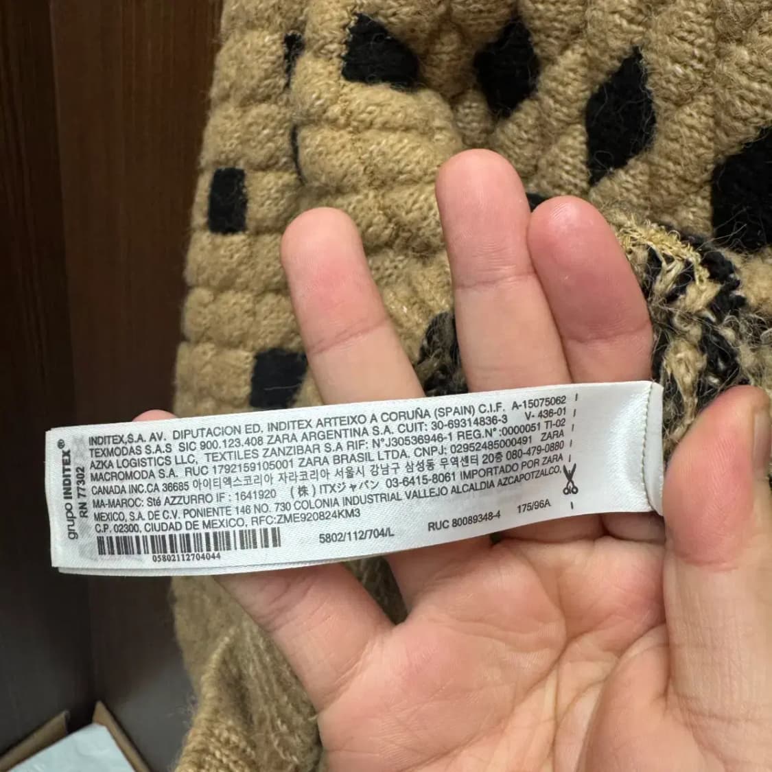 자라 패딩 니트 코트 상품이미지4