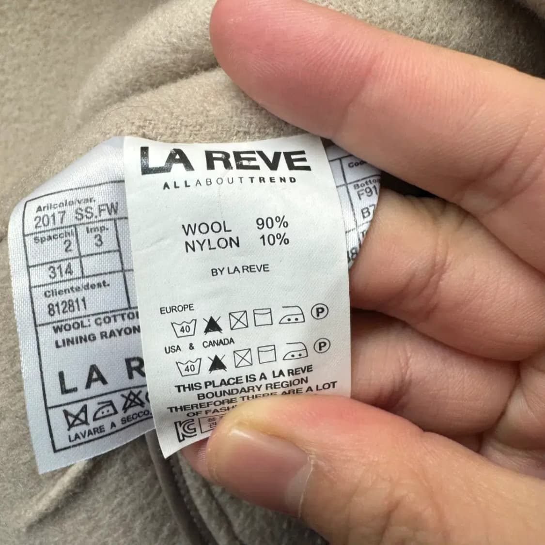 라레브 울 코트 상품이미지3