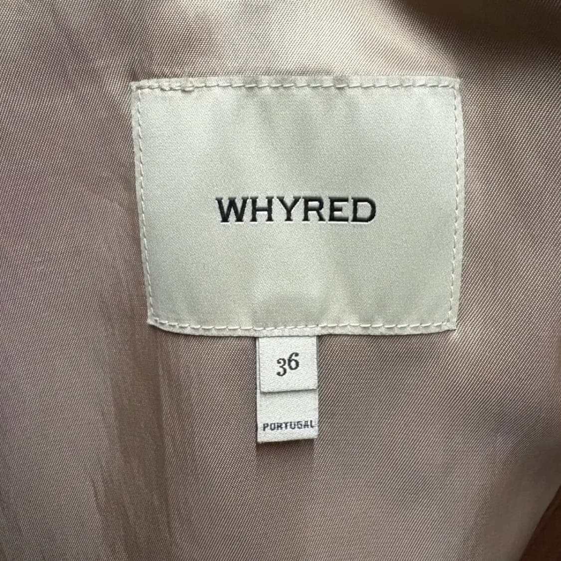 WHYRED 울100% 롱코트 상품이미지3