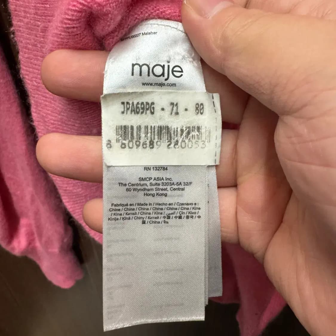 마쥬 캐시미어 100% 니트 상품이미지3