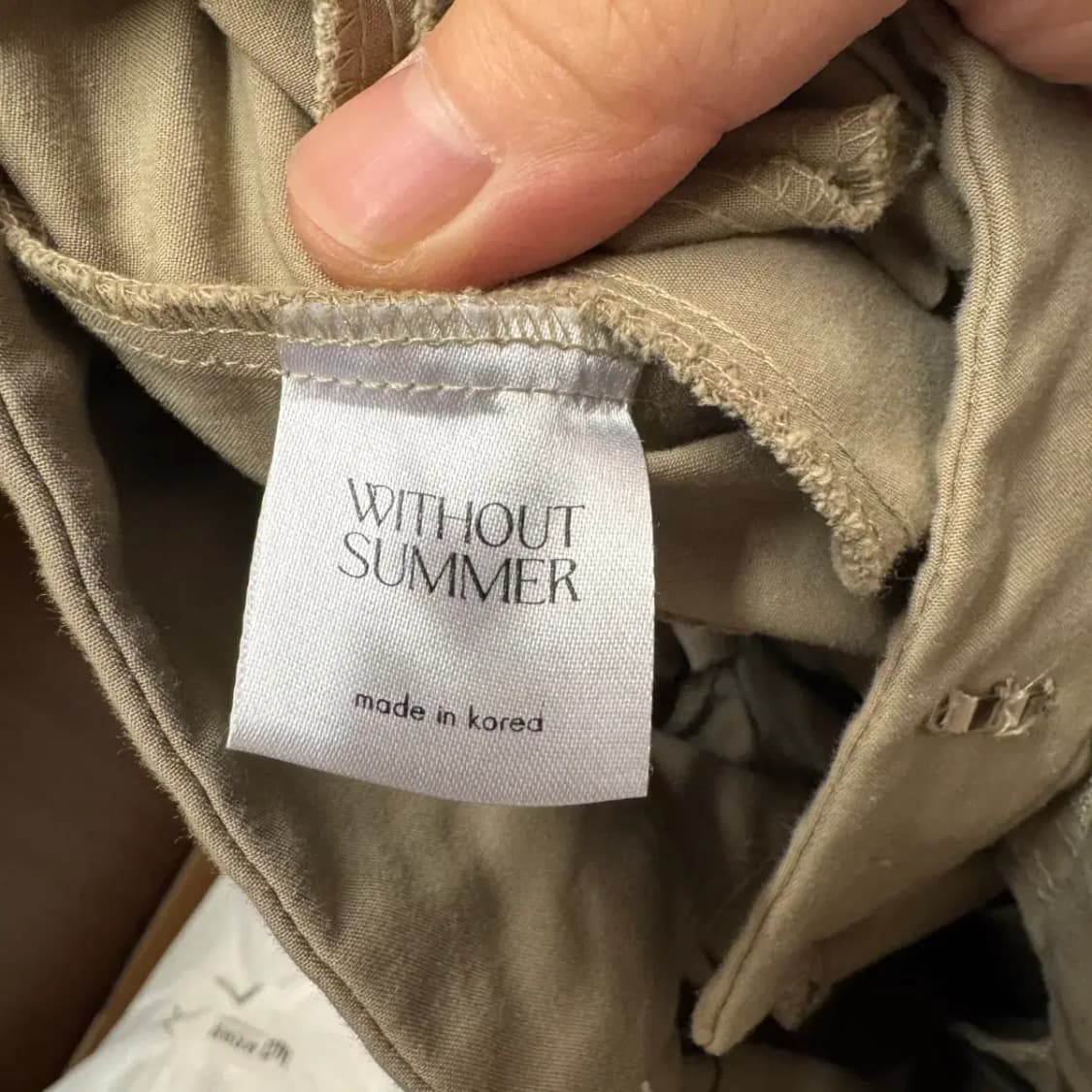 위드아웃썸머 슬렉스 바지 상품이미지3