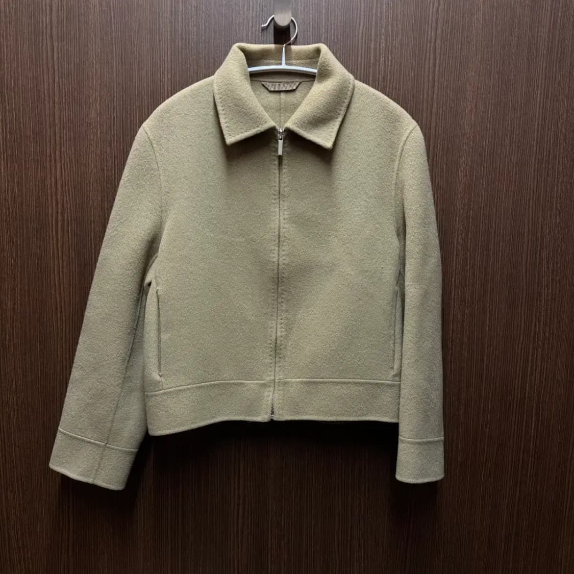 낫띵리튼 램스울 크롭 집업 상품이미지1