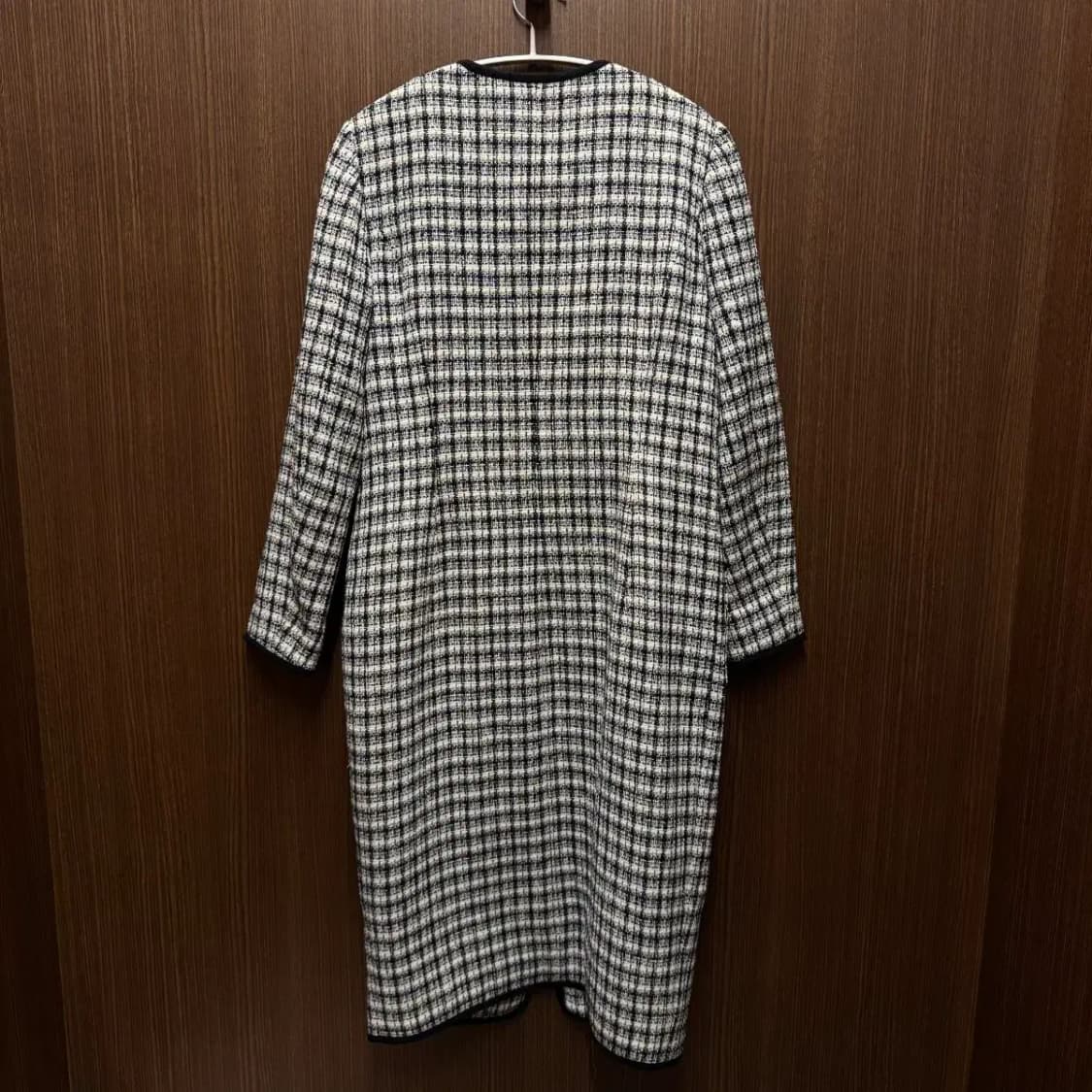 모조에스핀 트위드 롱 자켓 상품이미지4