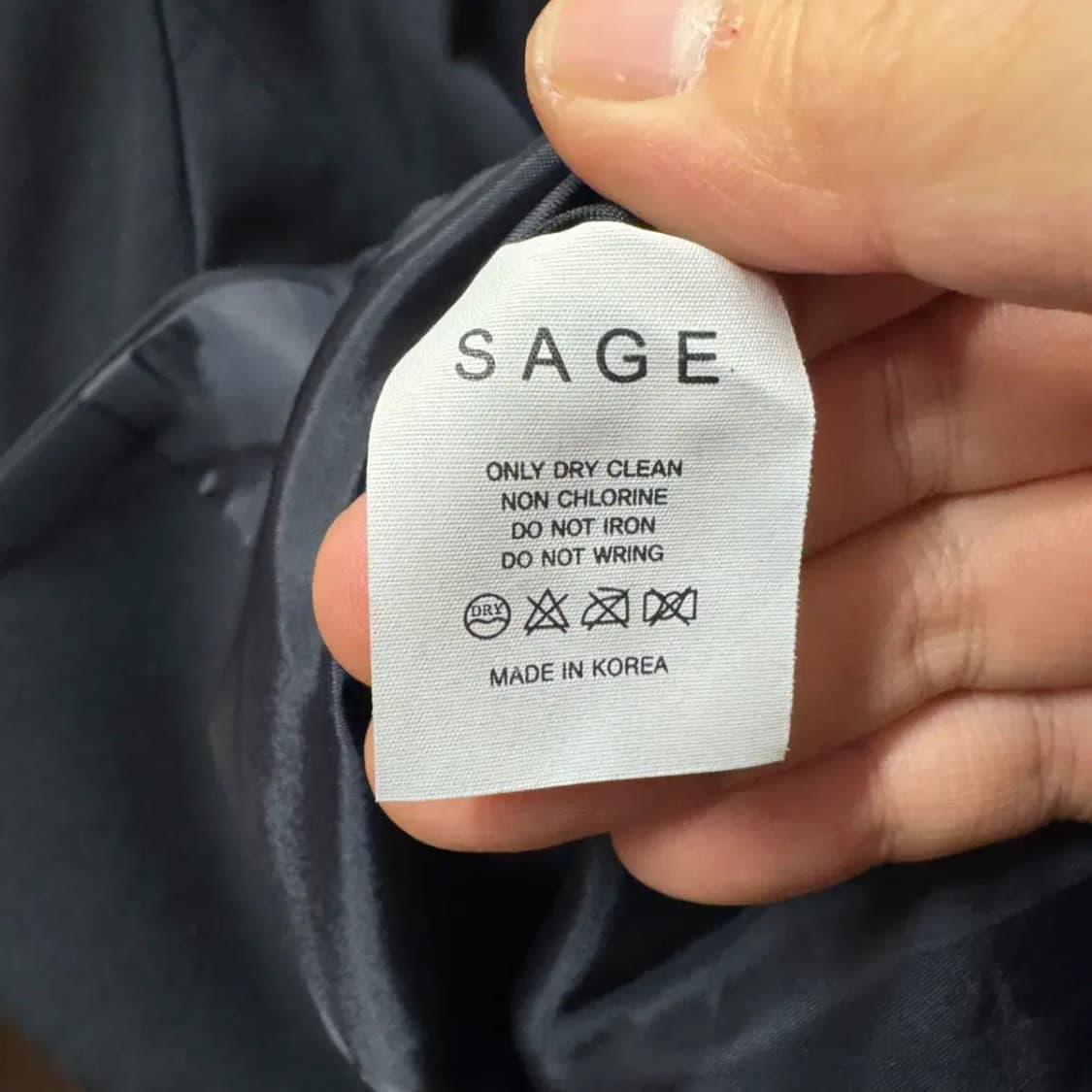 세이지 블랙 자켓 sage 상품이미지3