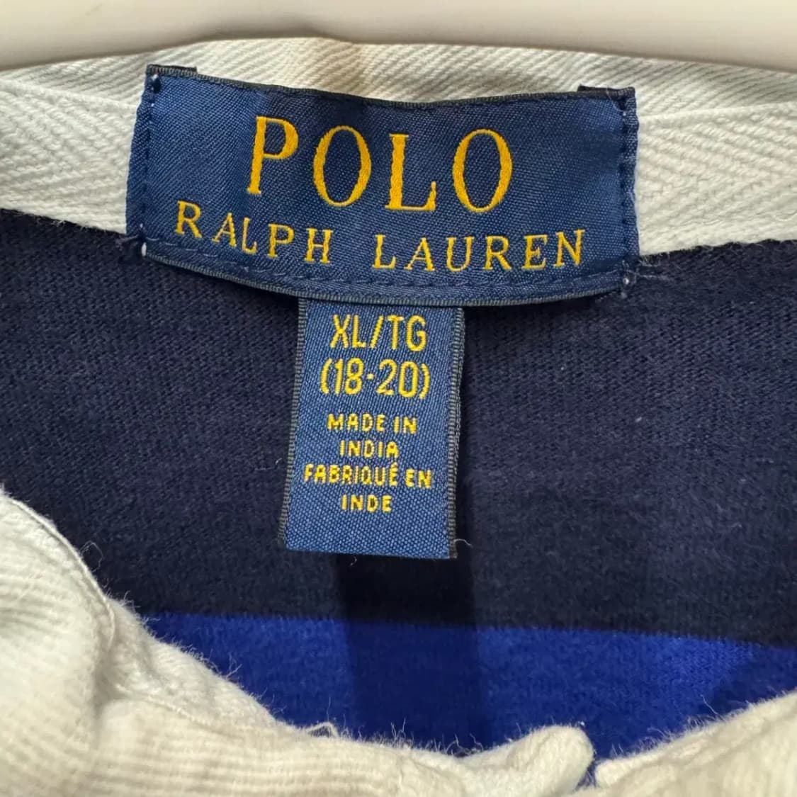 폴로 랄프로렌 스트라이프 럭비티 18-20세 상품이미지2