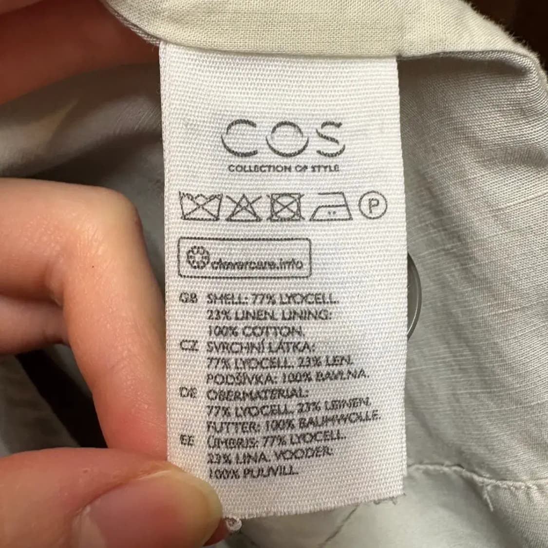 코스 cos  린넨 자켓 상품이미지3