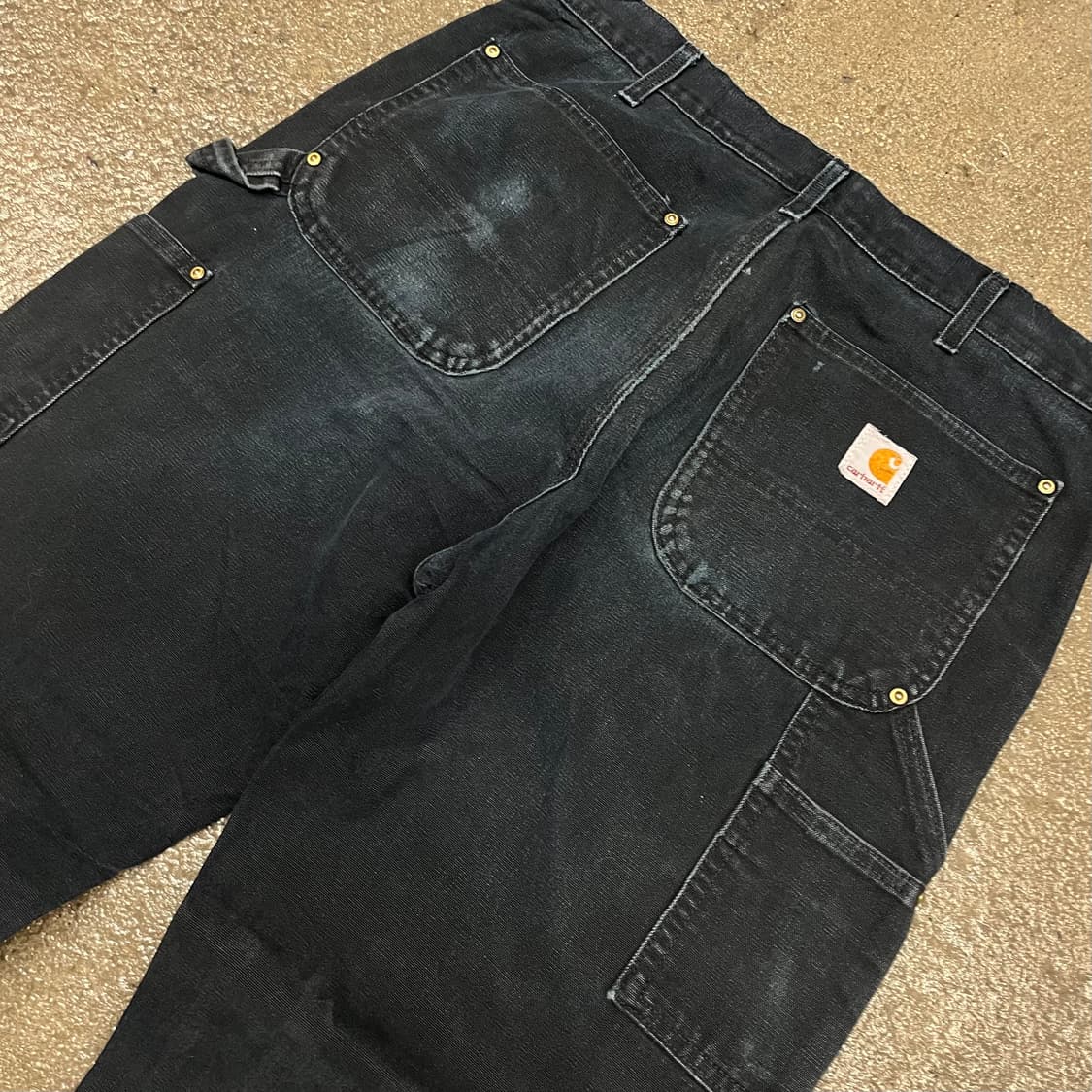 Carhartt 블랙 더블니 팬츠 (32-33“) 상품이미지4