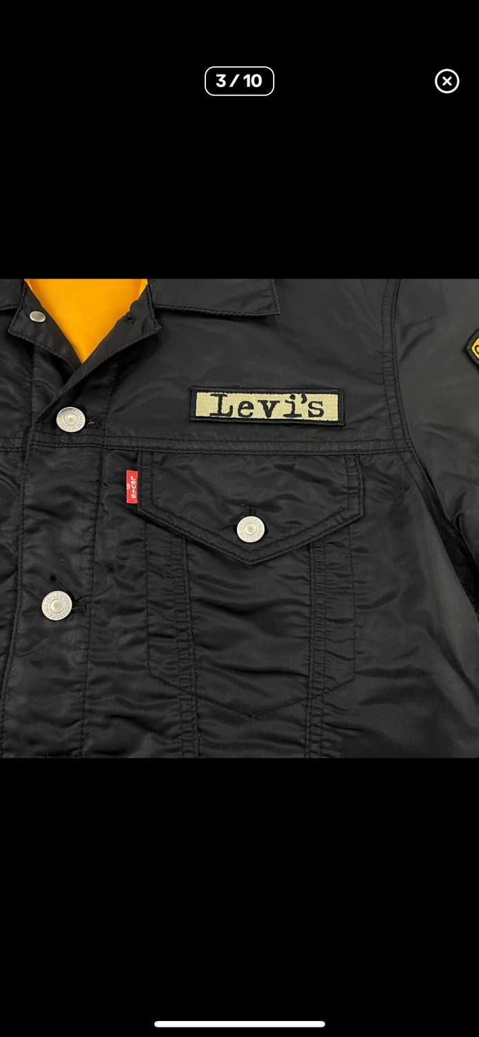 리바이스 패치 나일론 트러커 자켓 (100) 상품이미지3