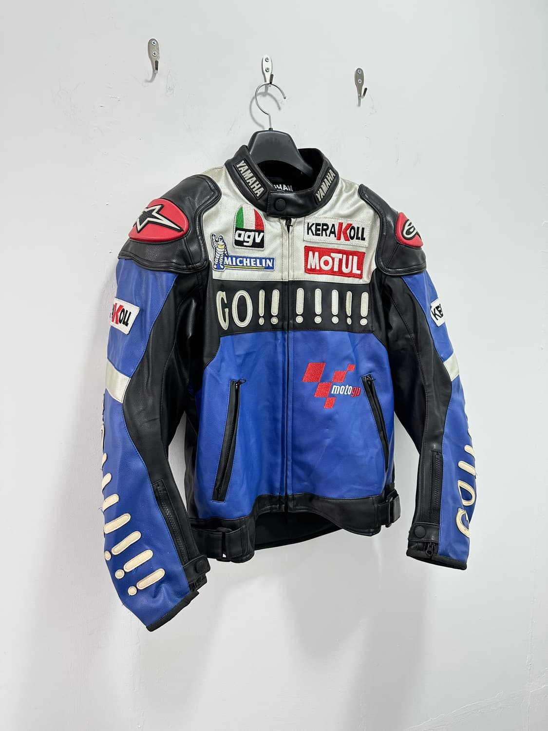 DUHAN motorsports leather lacing jacket 상품이미지3
