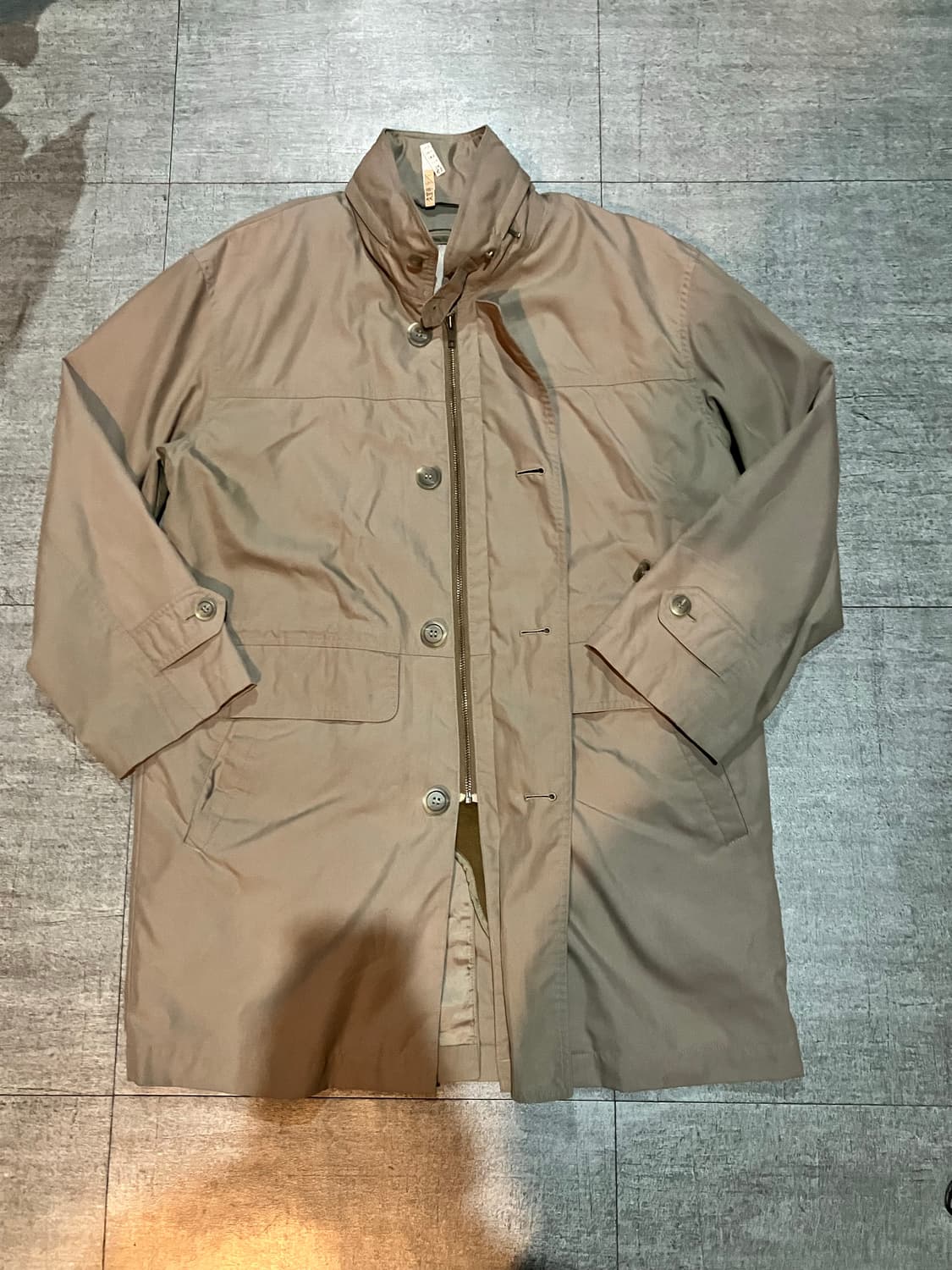 일본빈티지 barl 올드스쿨아메카지 혁오풍 신슐레이티드 하이넥 사파리자켓 상품이미지1