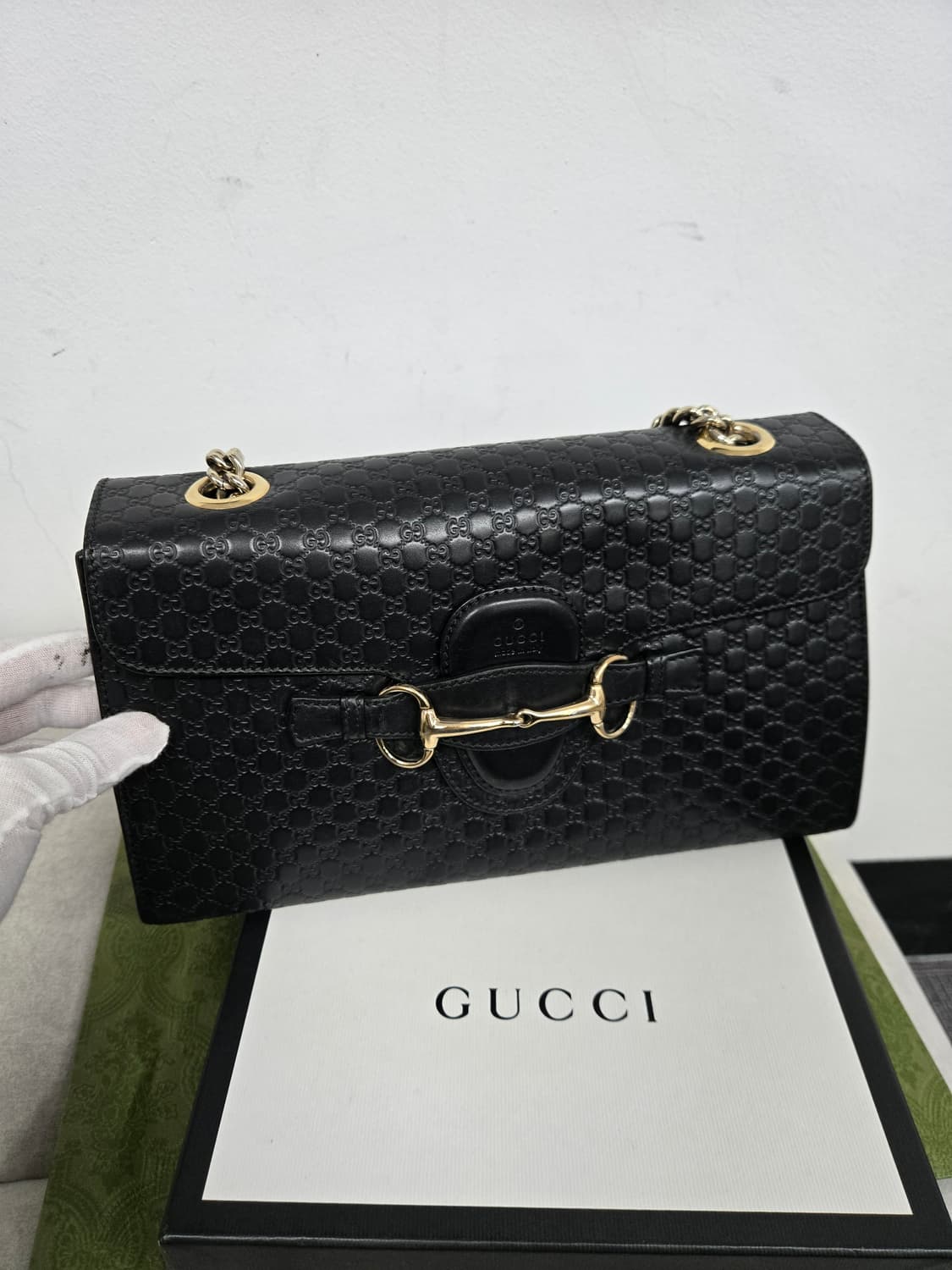 [보증서 정품] 구찌 시그니처 숄더백 상품이미지1