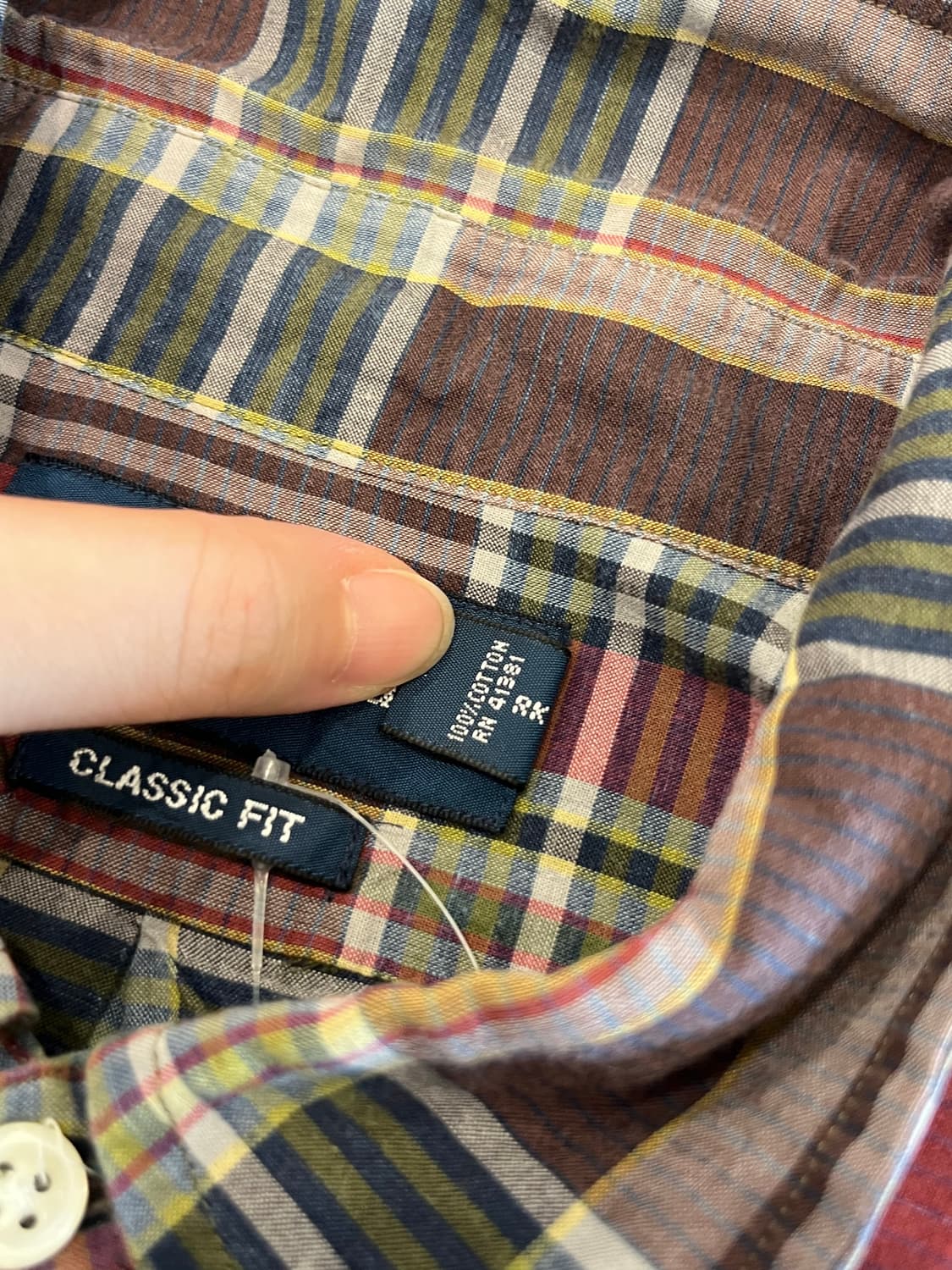Polo RL 폴로 랄프로렌 CLASSIC FIT 투포켓 체크 반팔 셔츠 상품이미지9