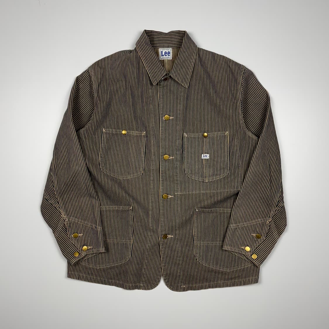 (105) 리 재팬 히코리 데님 커버올 자켓 상품이미지1