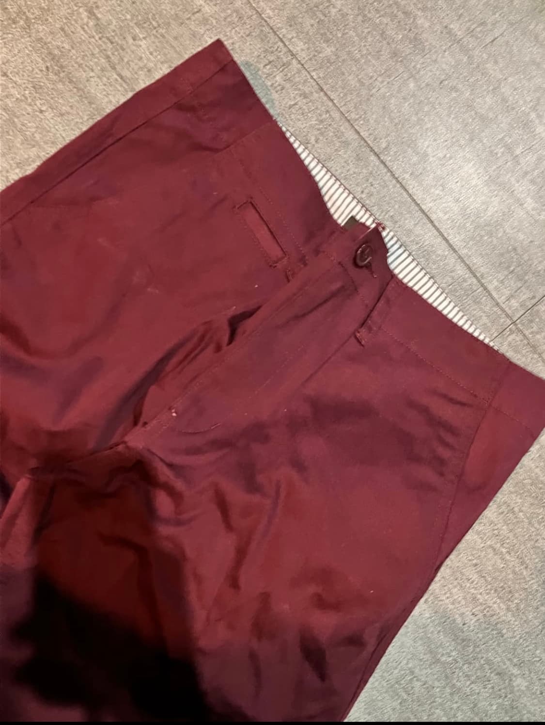 일본빈티지 Relation 올드스쿨아메카지 혁오풍 워 크팬츠 레드브라운 상품이미지2