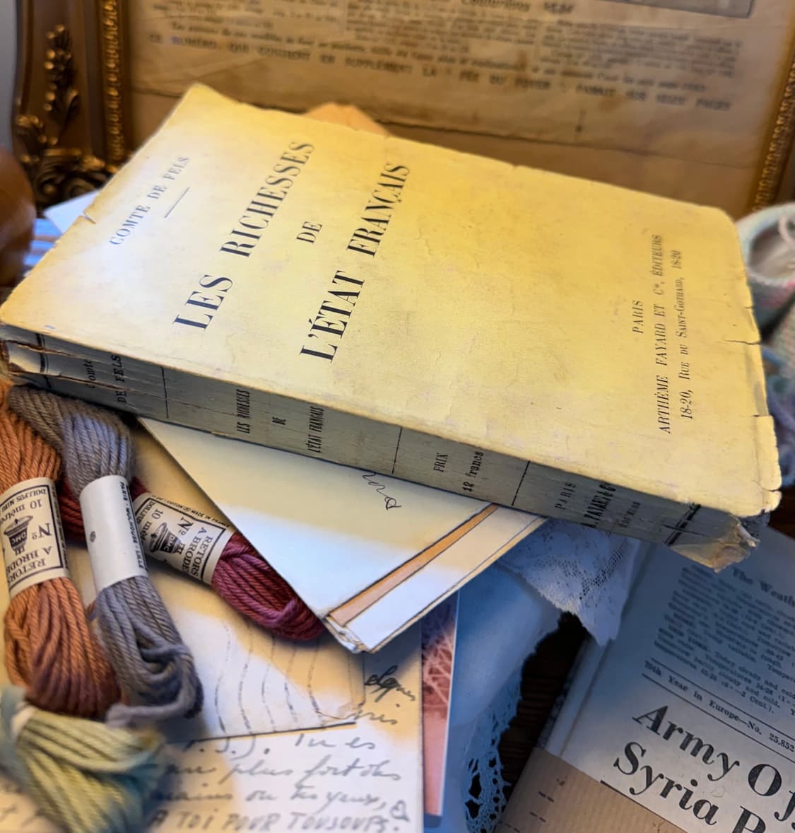 프랑스 엔틱 서적 상품이미지2