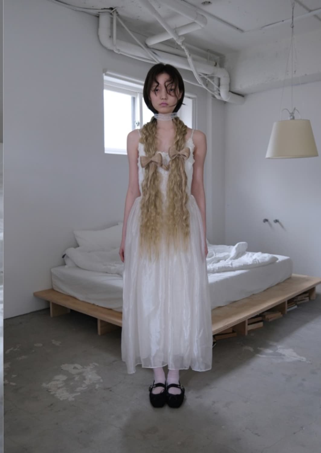 르콩 motif lace long dress 상품이미지2