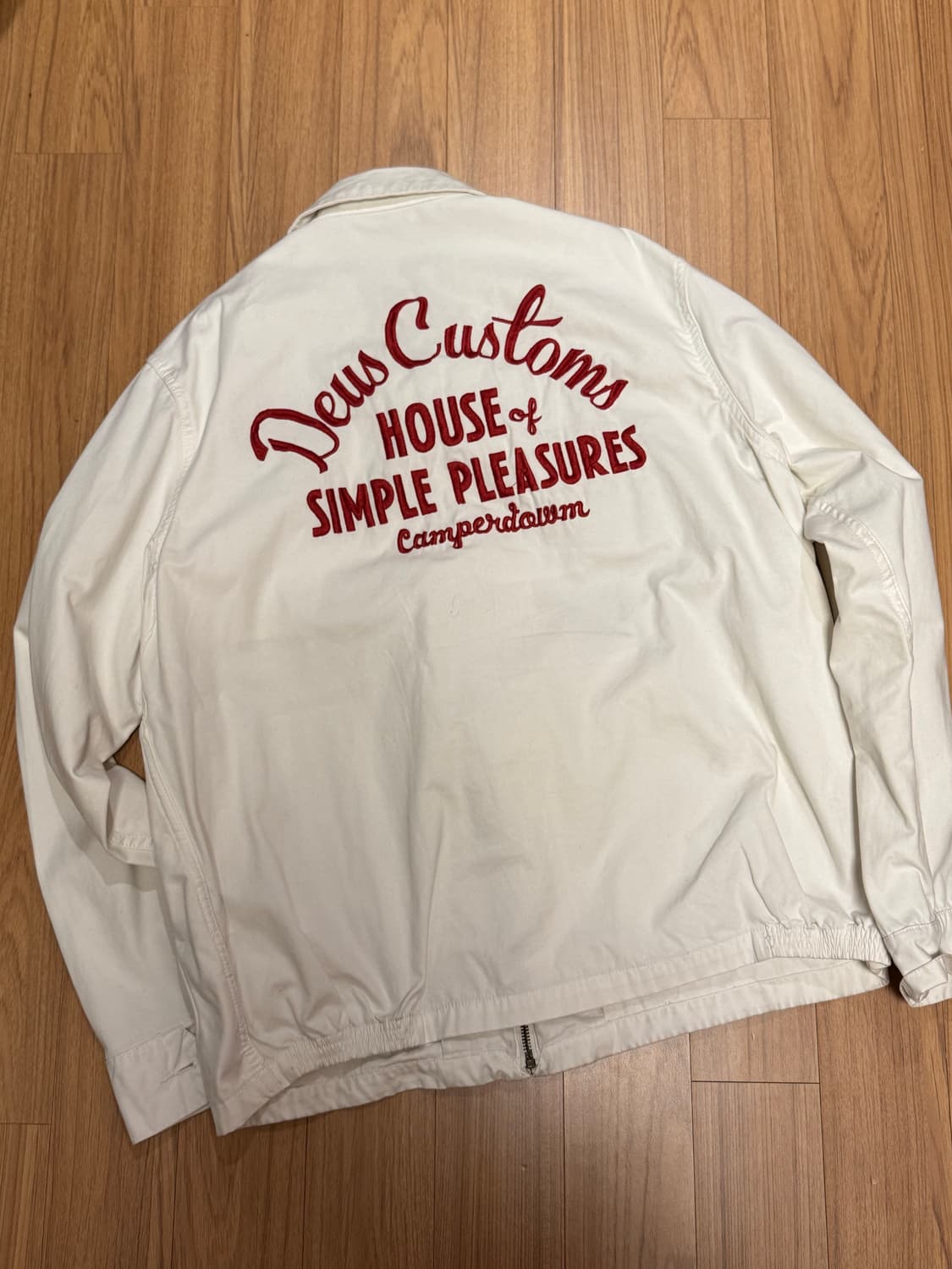 데우스 걸프 드리즐러 자켓 화이트 XL 상품이미지1