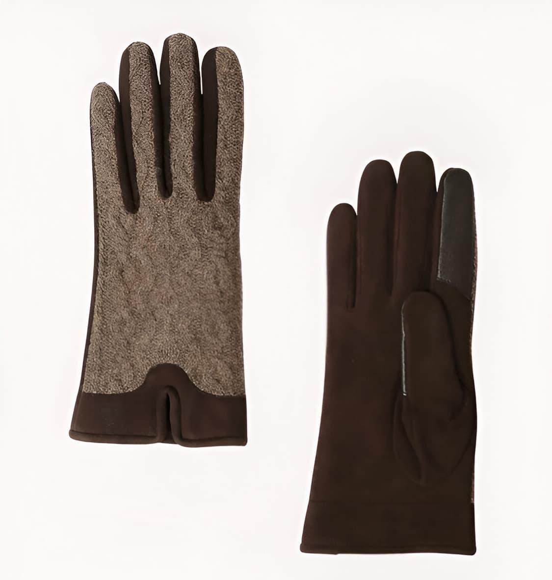 비비안웨스트우드 케이블 & 스웨이드 장갑 (새상품) 상품이미지1