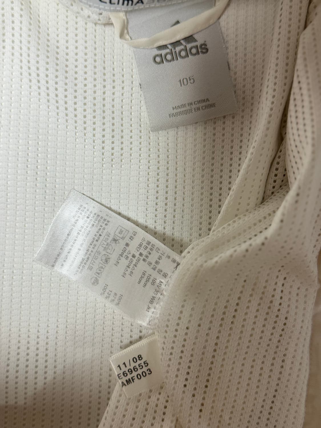 아디다스 빅로고 화이트 올드스쿨 바람막이 자켓 상품이미지6