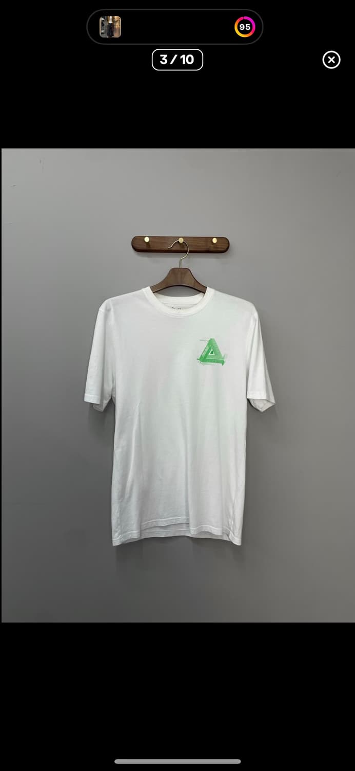 팔라스 서킷로고 화이트 반팔 A2410 상품이미지3