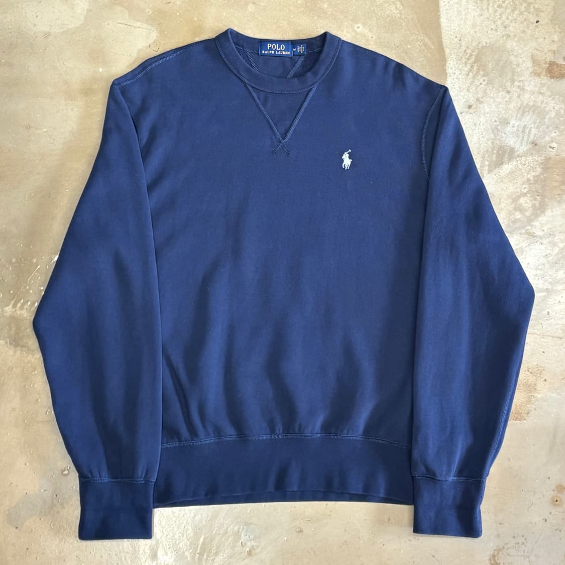 M 폴로랄프로렌 네이비 기모 맨투맨 상품이미지2