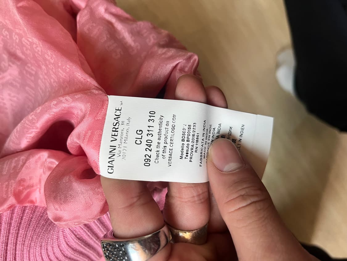 베르사체 가죽 봄버자켓(38) 상품이미지7