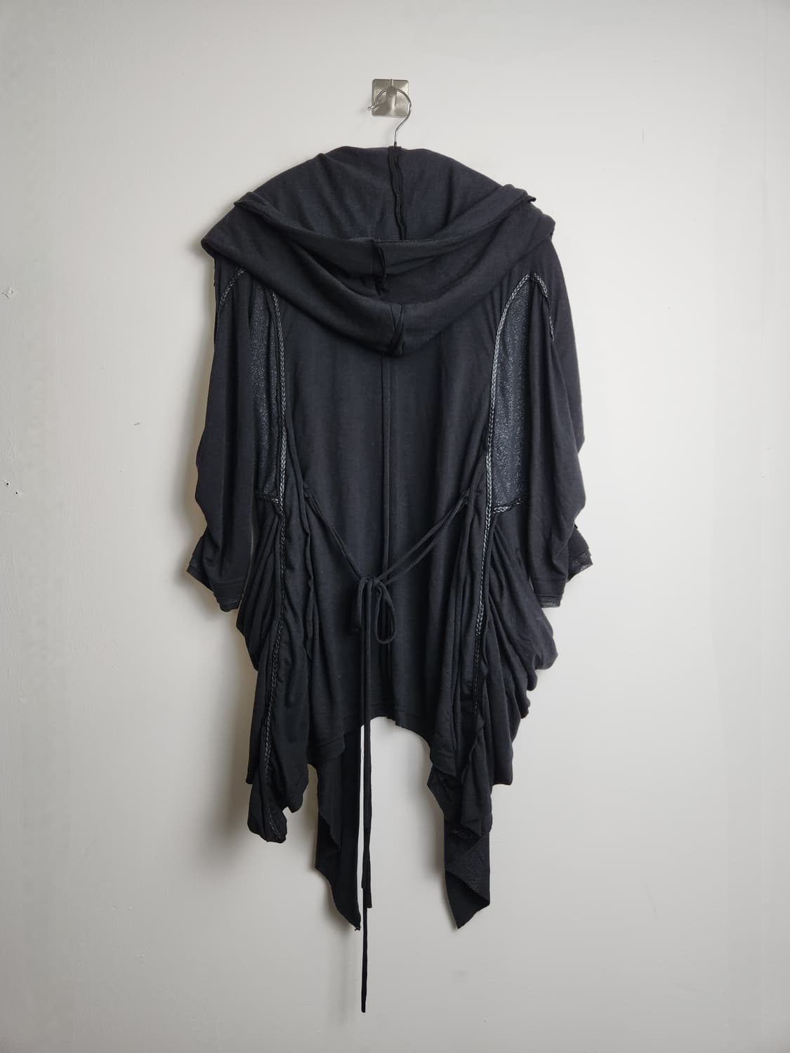 러플 후드 롱 가디건 상품이미지8