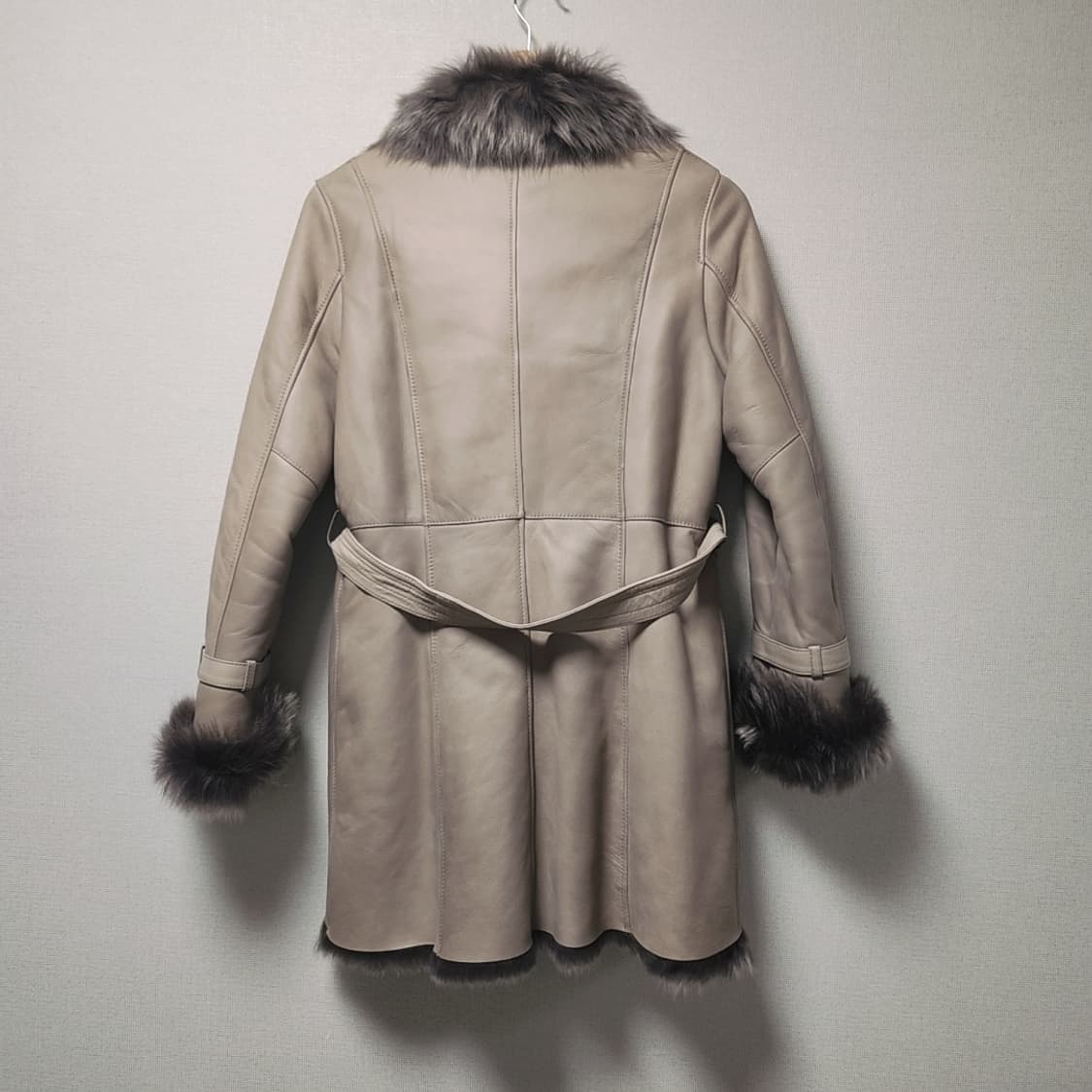 ROBO 양가죽 양털 무스탕 코트 66사이즈 상품이미지2