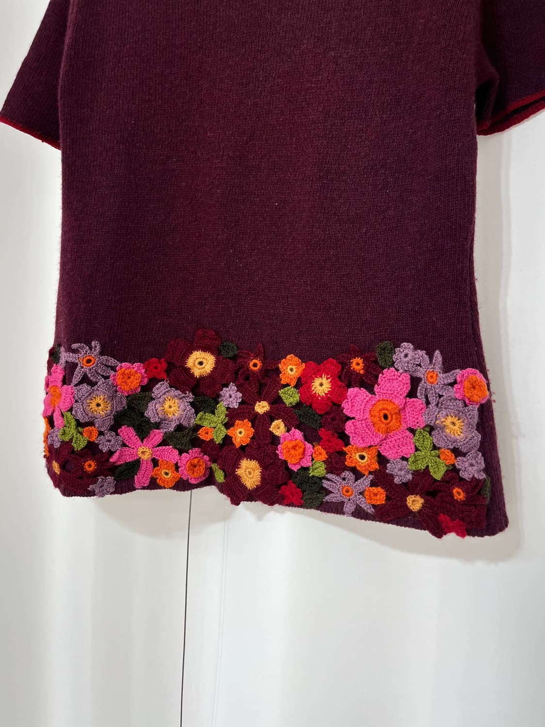 Rene Derby floral trimming knit  상품이미지1