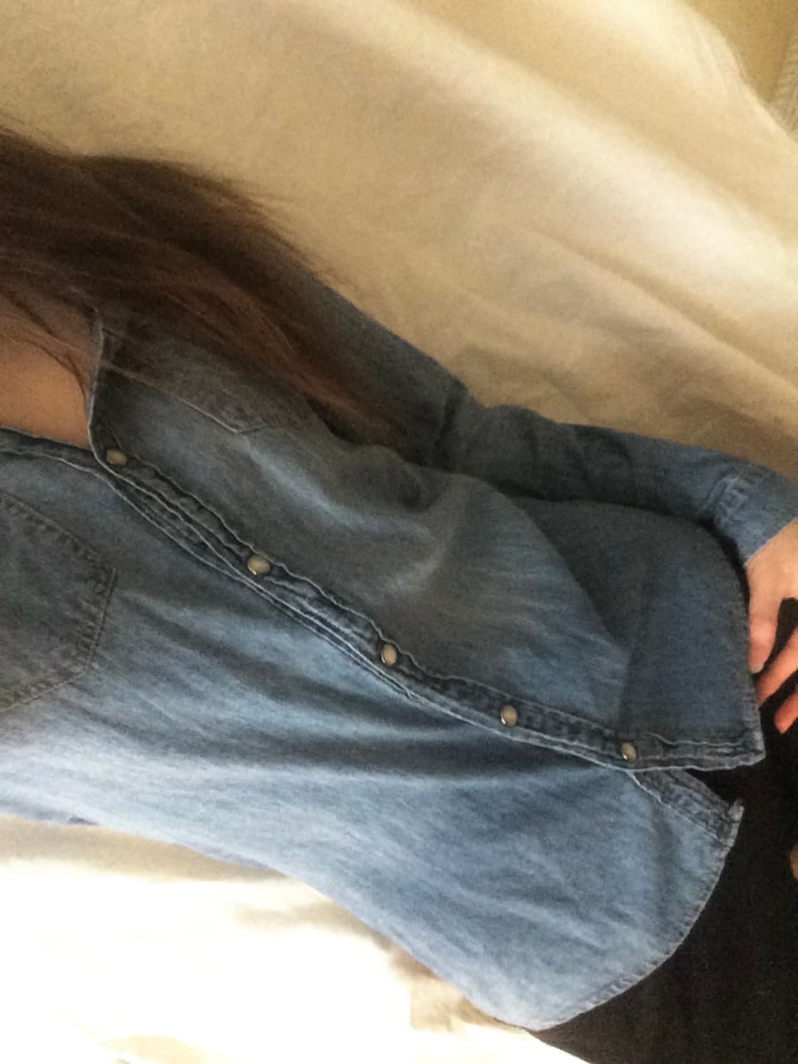 fitted denim shirt 상품이미지3