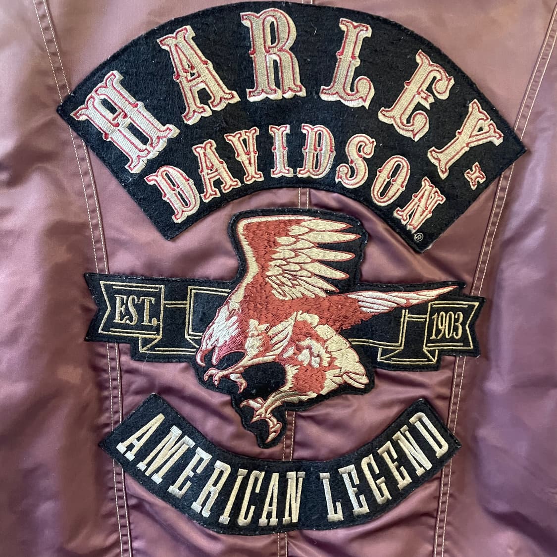 90s 할리데이비슨 나일론 바이커자켓 상품이미지8