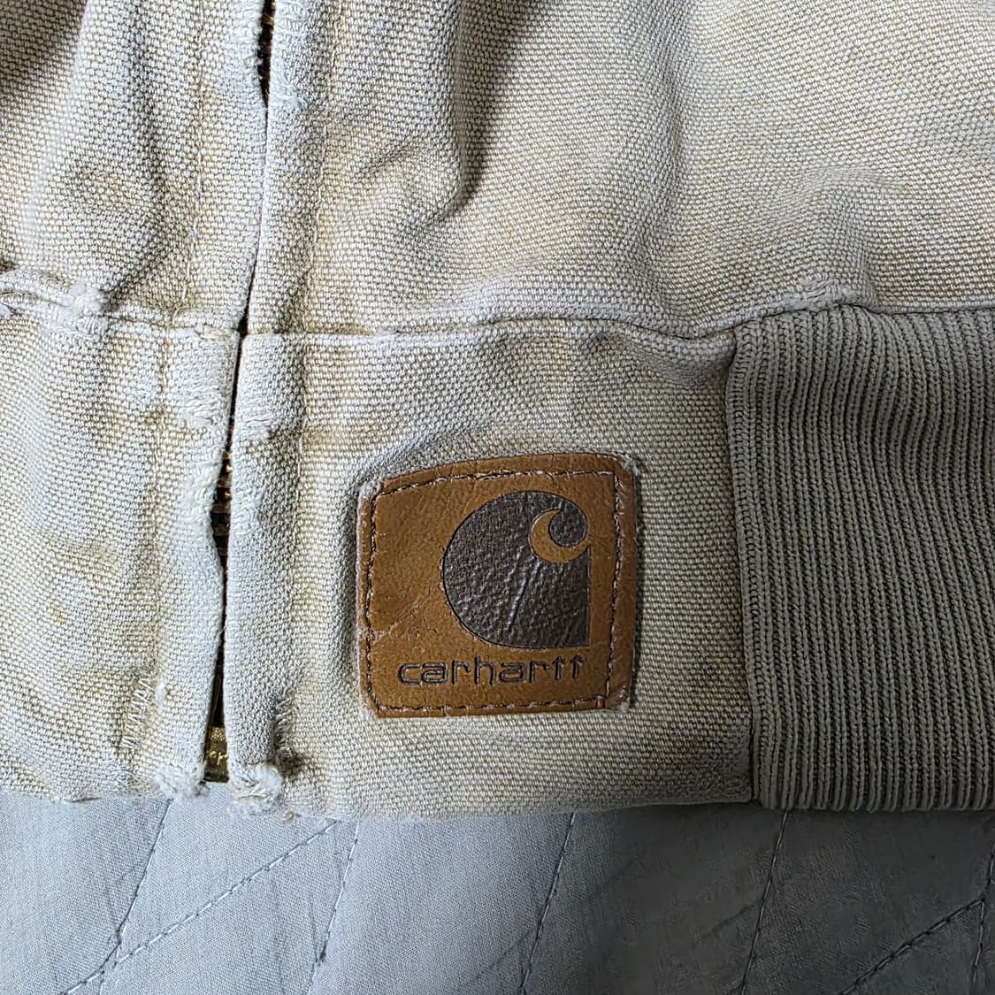 [XXL] 00s 빈티지 칼하트 산타페 j14 WET 트래쉬드 워크자켓 상품이미지4