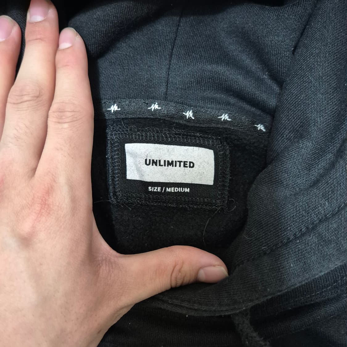 언리미티드 로고 와펜 후드티 상품이미지6