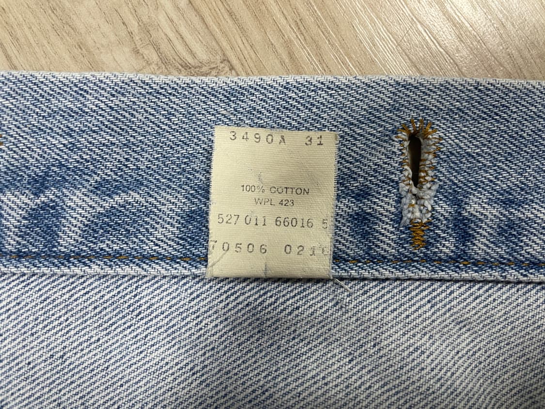 100~105) 80's 리바이스 타입3 연청 4포켓 데님자켓(미국제) 상품이미지5
