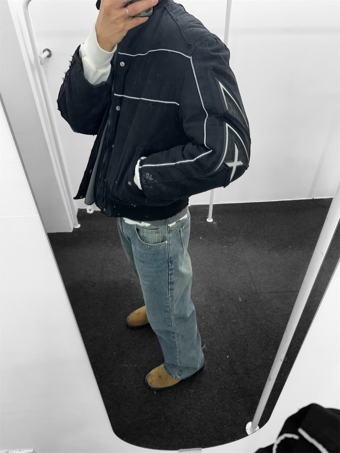 빈티지 바이커 패디드 점퍼 상품이미지10