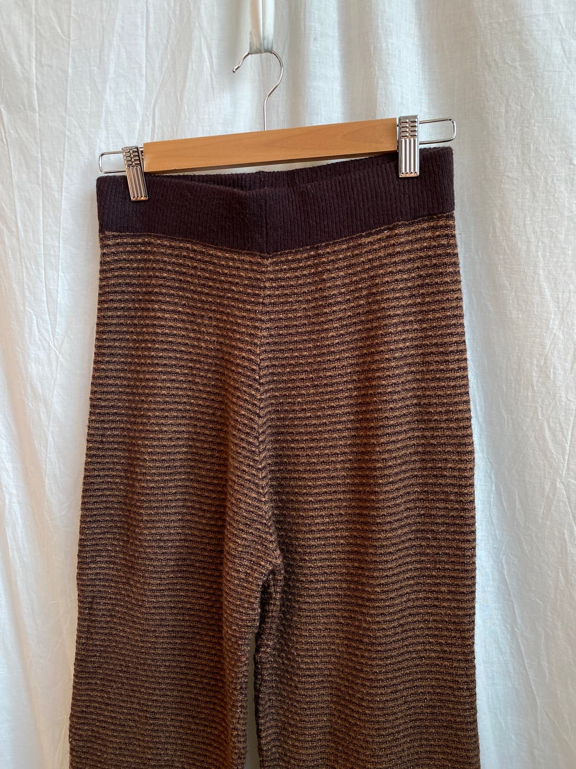 COEN 브라운니트밴딩팬츠(M) 상품이미지3