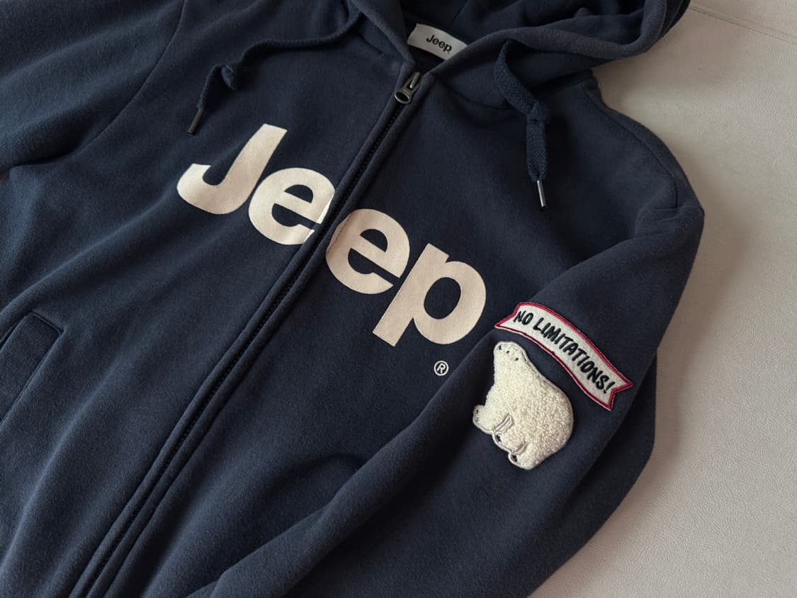 Jeep 지프 폴라베어 솔리드 후드집업  상품이미지1