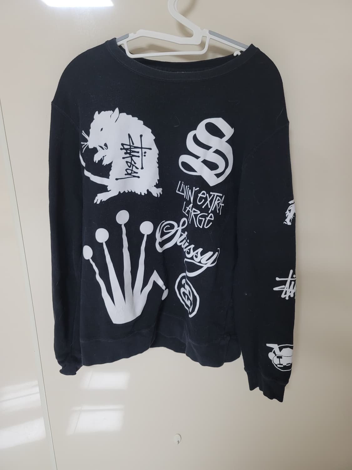 스투시 8볼 맨투맨 M 95사이즈 상태굿
 상품이미지1