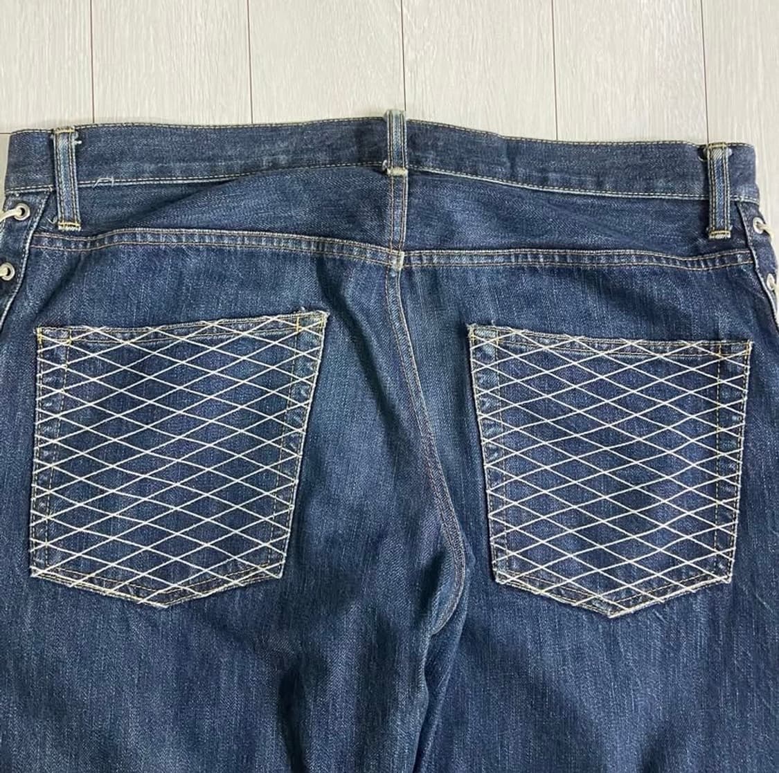 [5] 99시즌 언더커버 사이드 코르셋 데님 팬츠 상품이미지6