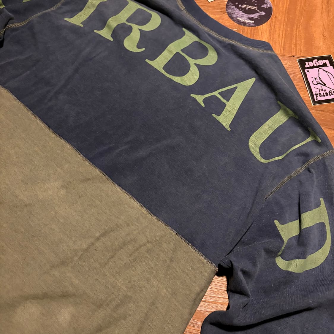 90s 마리떼 프랑소와 저버 리미티드 긴팔 티셔츠 블루 상품이미지2